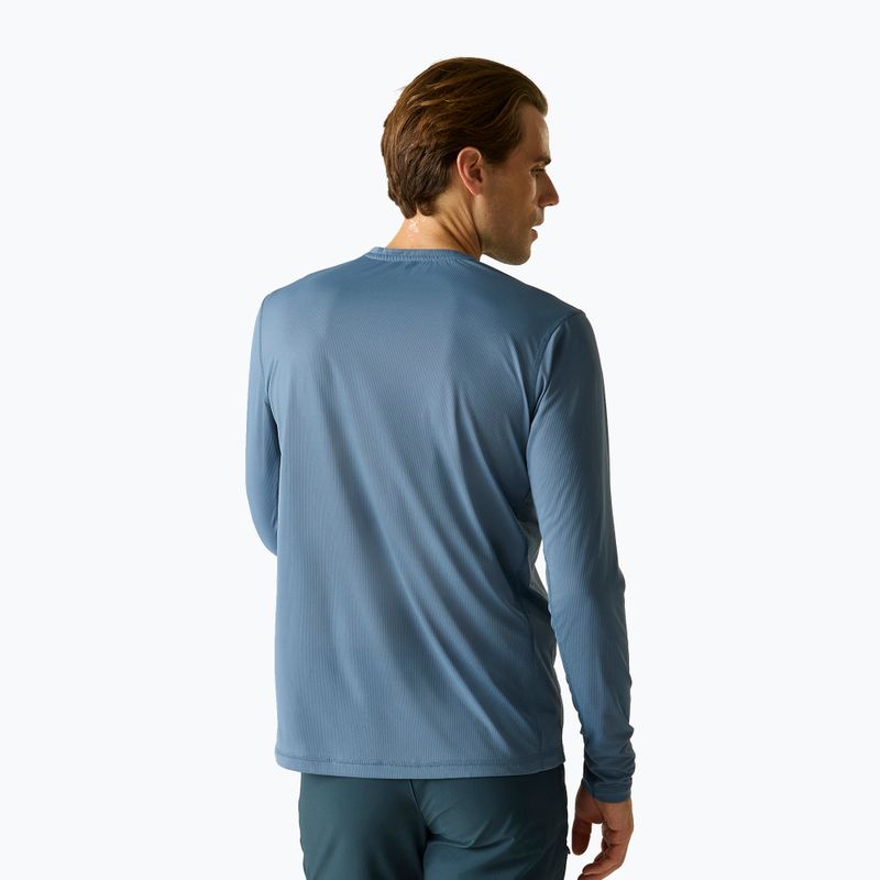 Longsleeve trekkingowy męski REGATTA Mindoi Anti Insect china blue 3