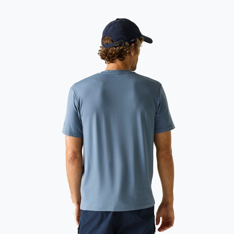 Koszulka trekkingowa męska REGATTA Fingal Stretch china blue 3