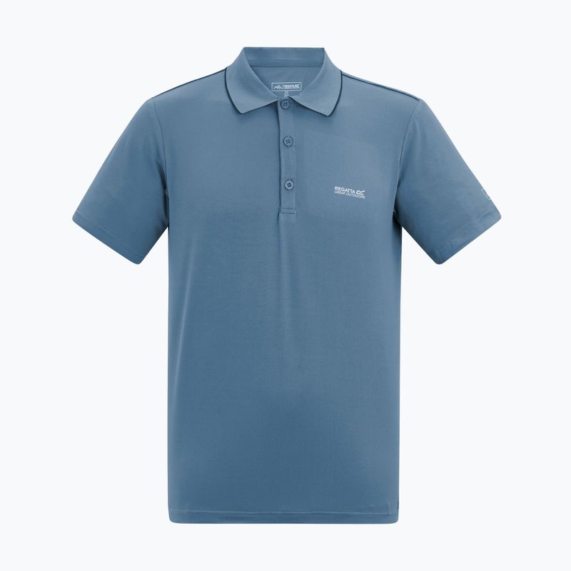 Koszulka trekkingowa męska REGATTA Polo Maverikstretch china blue 5
