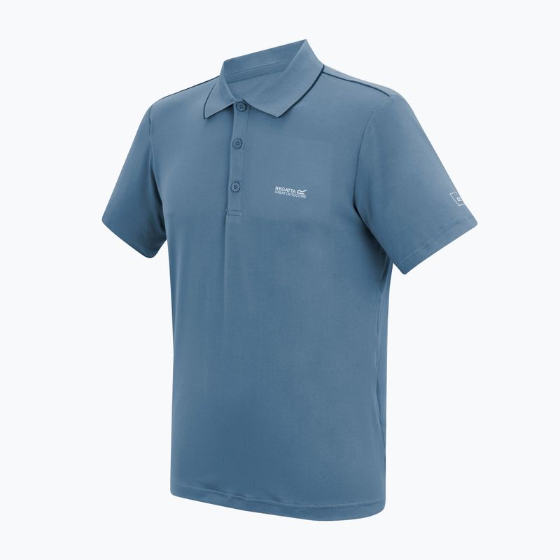Koszulka trekkingowa męska REGATTA Polo Maverikstretch china blue 7