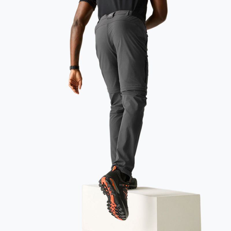 Spodnie trekkingowe męskie REGATTA Anti Insect Travel Light ash 4