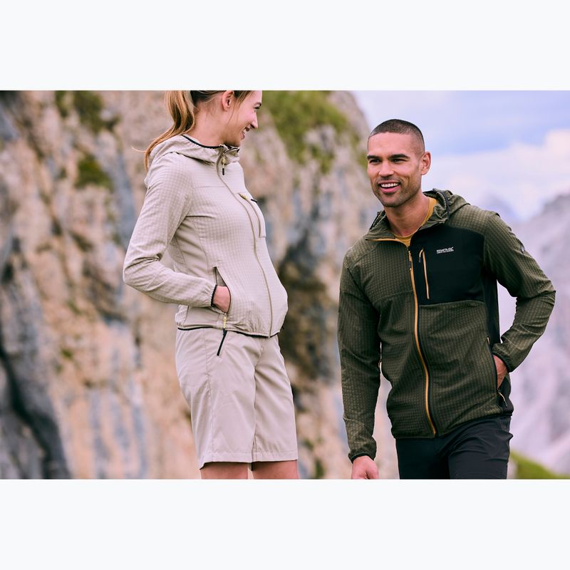 Bluza polarowa męska REGATTA Alven dark khaki/black 9