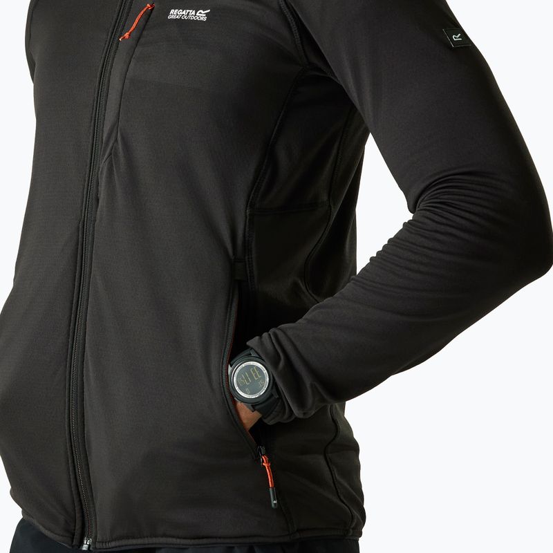 Bluza trekkingowa męska REGATTA Kadley Midlayer black 6