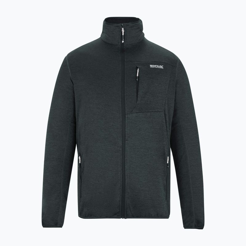 Bluza trekkingowa męska REGATTA Hillden Midlayer dark storm 5