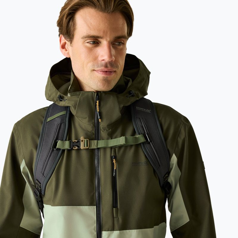 Kurtka przeciwdeszczowa męska REGATTA Waterproof Shell Bosfield light sage/dark khaki 4
