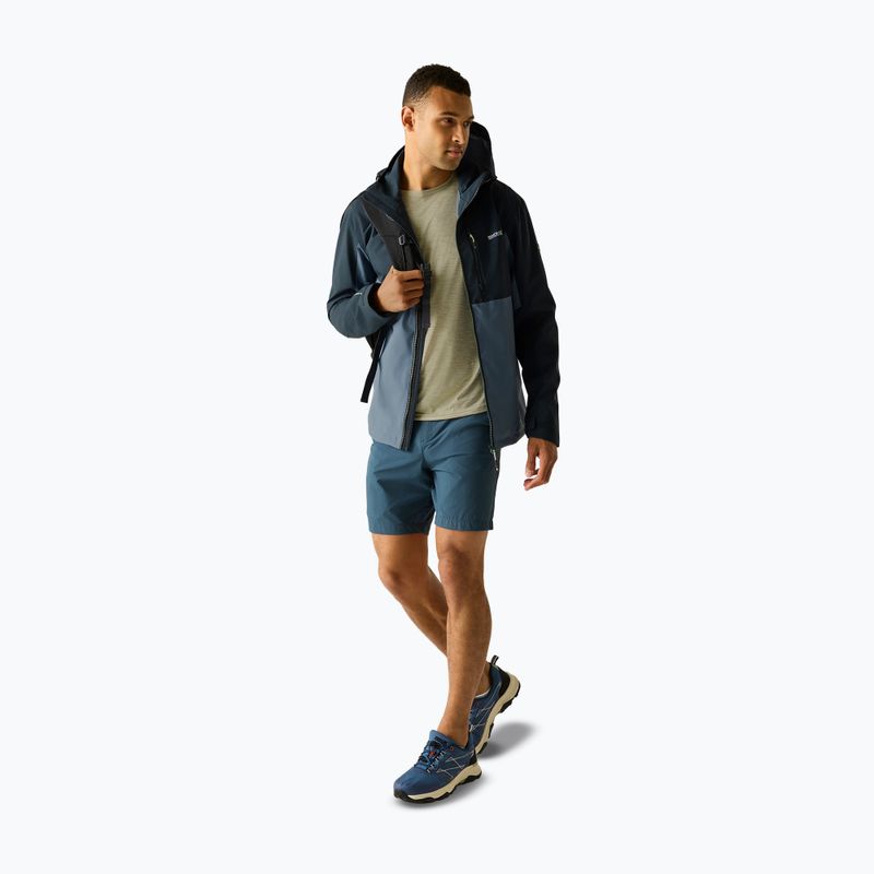 Kurtka przeciwdeszczowa męska REGATTA Waterproof Shell Bosfield china blue/night sky 2