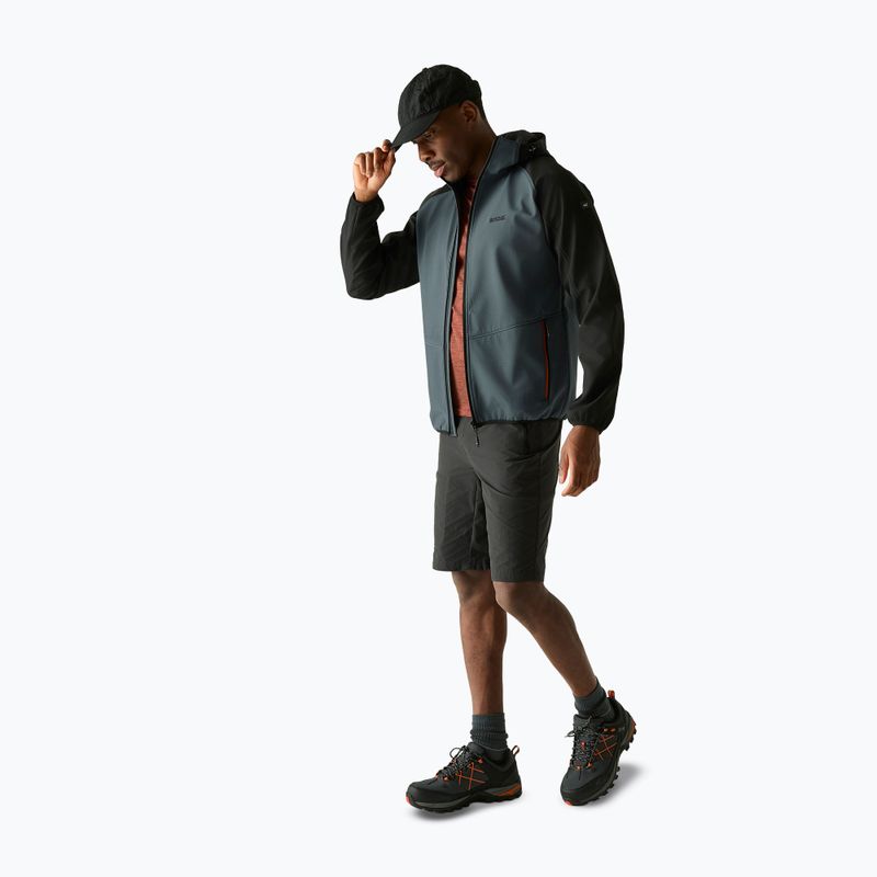 Kurtka softshell męska REGATTA Arec III dark storm/black 2