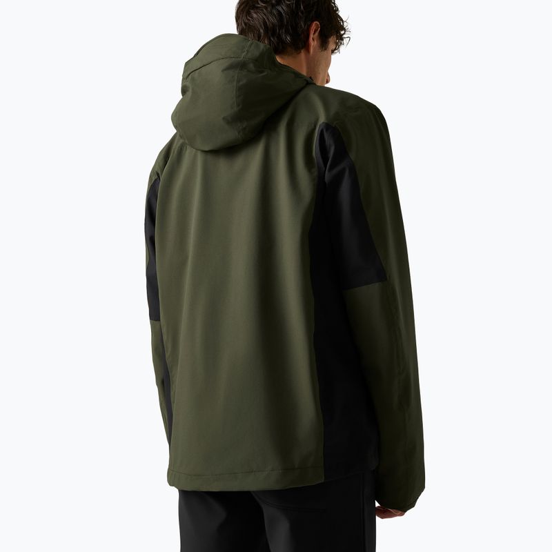 Kurtka przeciwdeszczowa męska REGATTA Birchdale II dark khaki/black 4