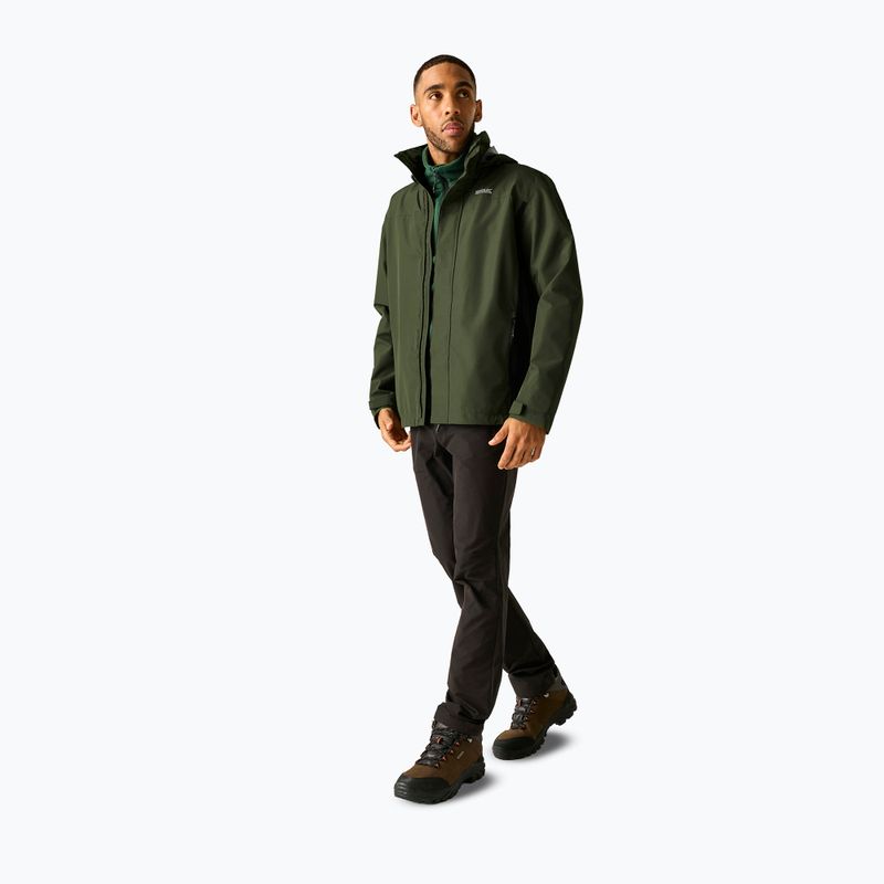 Kurtka softshell męska REGATTA Matt II dark khaki/black 2