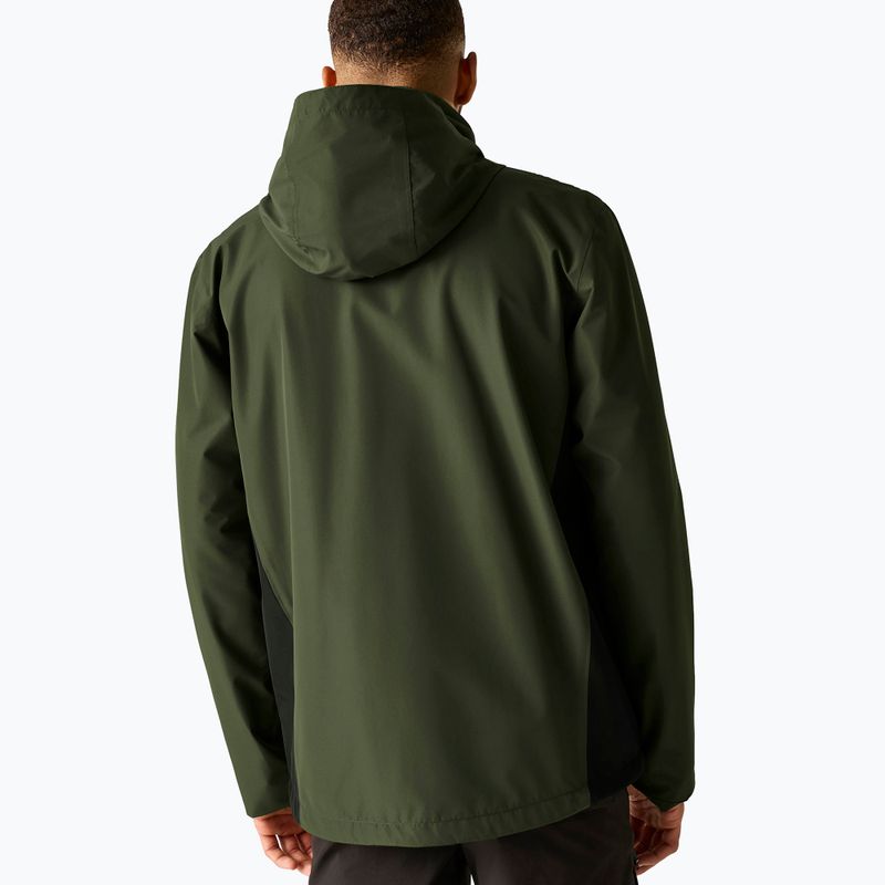 Kurtka softshell męska REGATTA Matt II dark khaki/black 3