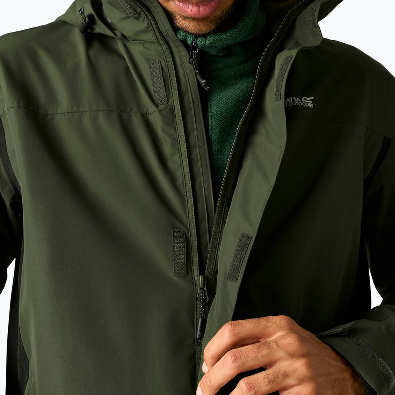 Kurtka softshell męska REGATTA Matt II dark khaki/black 7