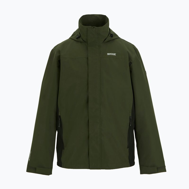 Kurtka softshell męska REGATTA Matt II dark khaki/black 8