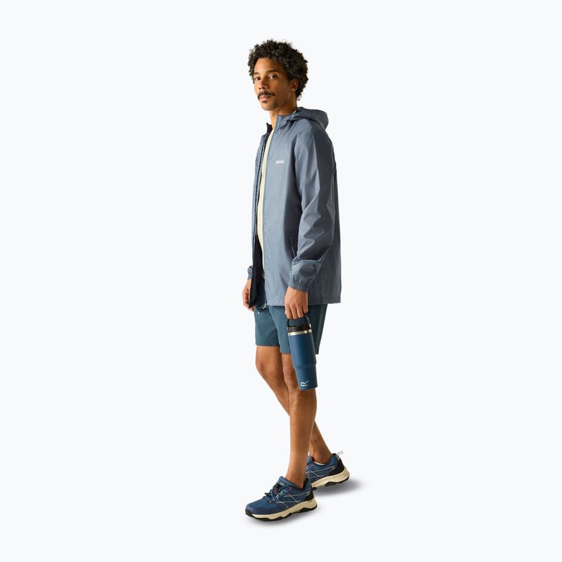 Kurtka przeciwdeszczowa męska REGATTA Pack-It III china blue 2