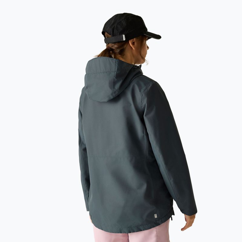 Kurtka przeciwdeszczowa damska REGATTA Hamara IV dark storm 3