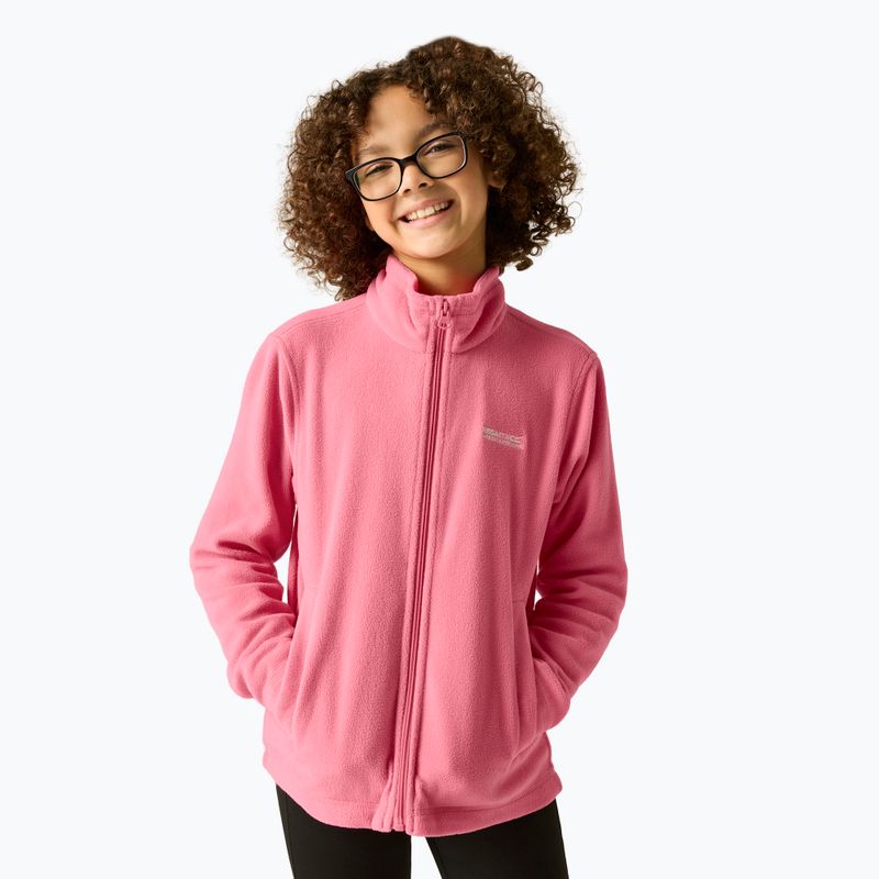 Bluza polarowa dziecięca REGATTA King II pink lemonade