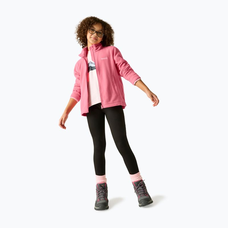 Bluza polarowa dziecięca REGATTA King II pink lemonade 2