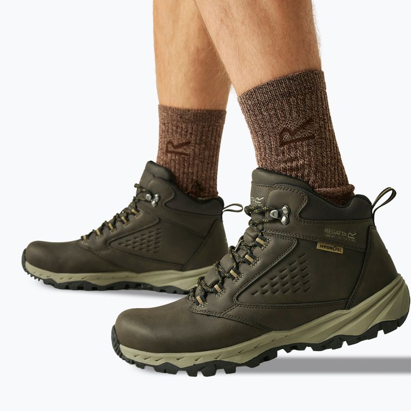 Buty trekkingowe męskie REGATTA Amble Boot Waterproof peat/tan 5