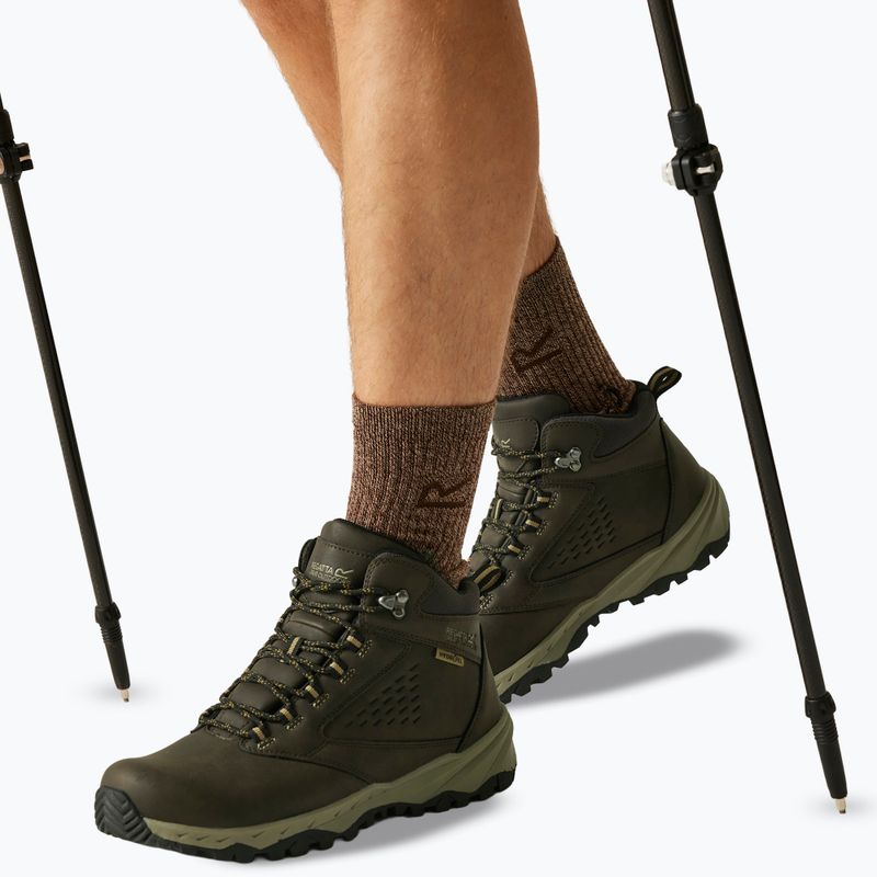 Buty trekkingowe męskie REGATTA Amble Boot Waterproof peat/tan 6
