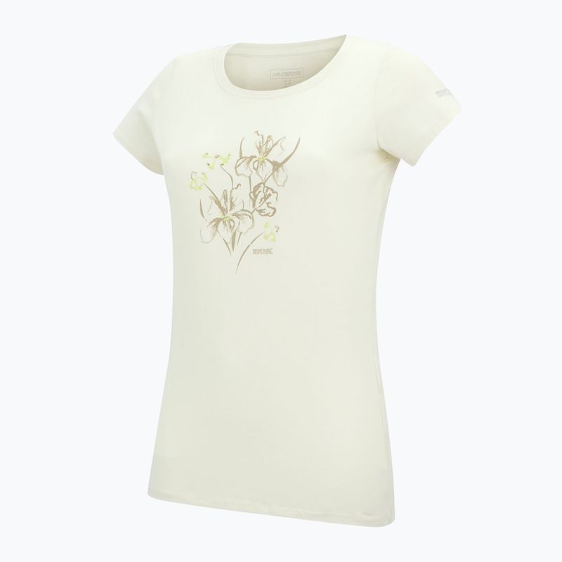 Koszulka trekkingowa damska REGATTA Breezed barley white 8