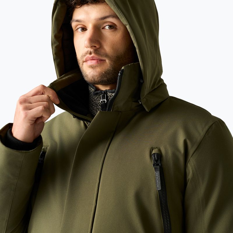 Kurtka przeciwdeszczowa męska REGATTA Marron dark khaki 5