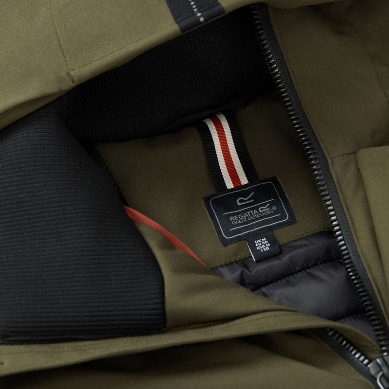 Kurtka przeciwdeszczowa męska REGATTA Marron dark khaki 13