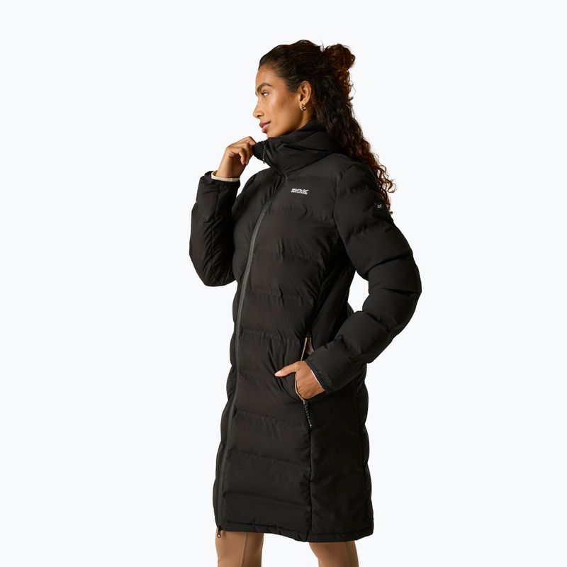 Płaszcz ocieplany damski REGATTA Altoro Thermal Long black/mocha 6