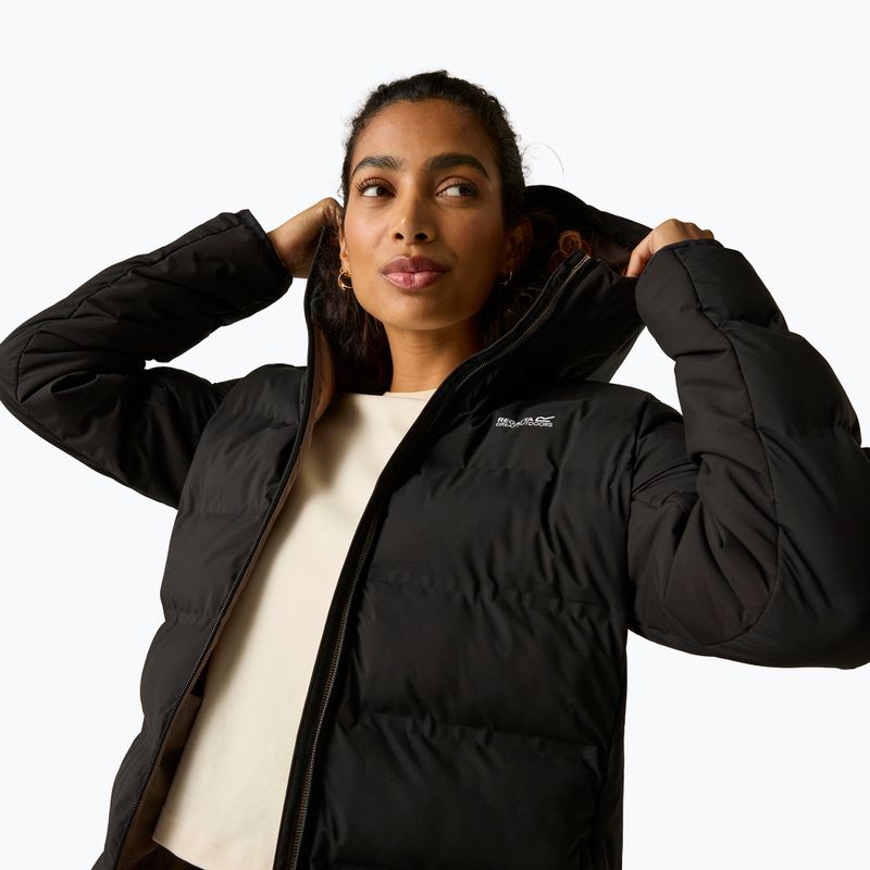 Płaszcz ocieplany damski REGATTA Altoro Thermal Long black/mocha 9