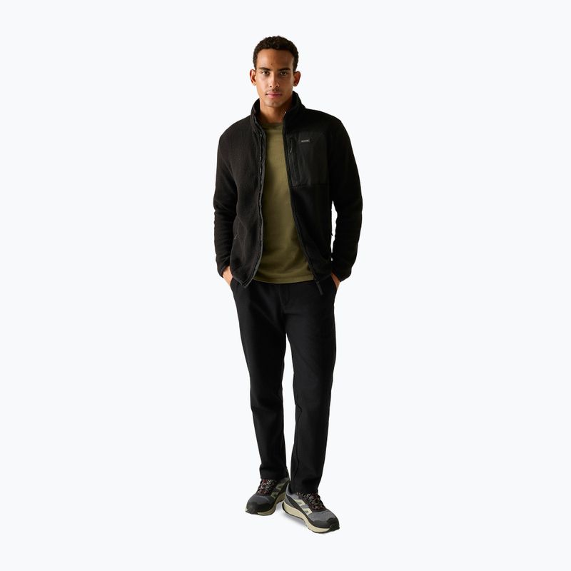 Bluza polarowa męska REGATTA Frankie Borg black/black 2