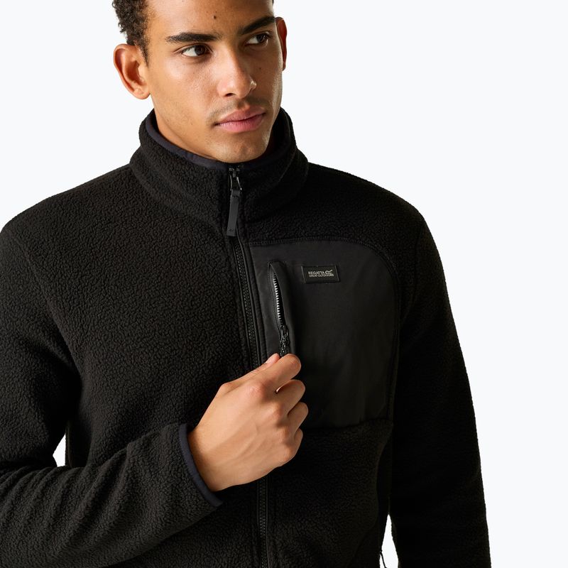 Bluza polarowa męska REGATTA Frankie Borg black/black 6