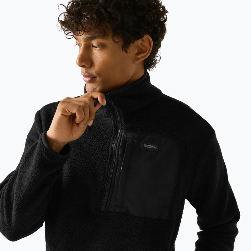 Bluza polarowa męska REGATTA Frankie Borg Half Zip black/black 7