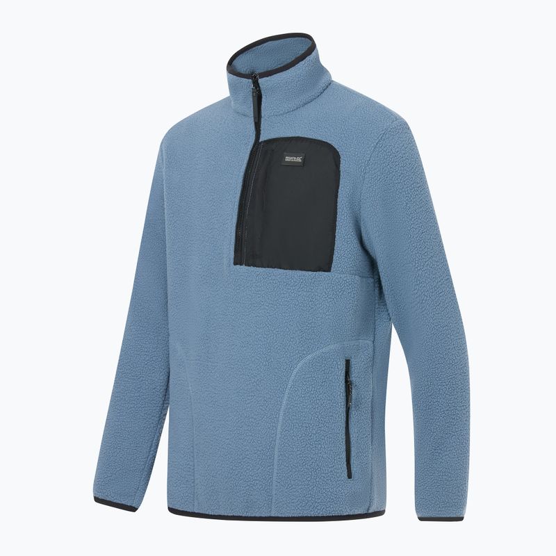 Bluza polarowa męska REGATTA Frankie Borg Half Zip grey mirage/black 9