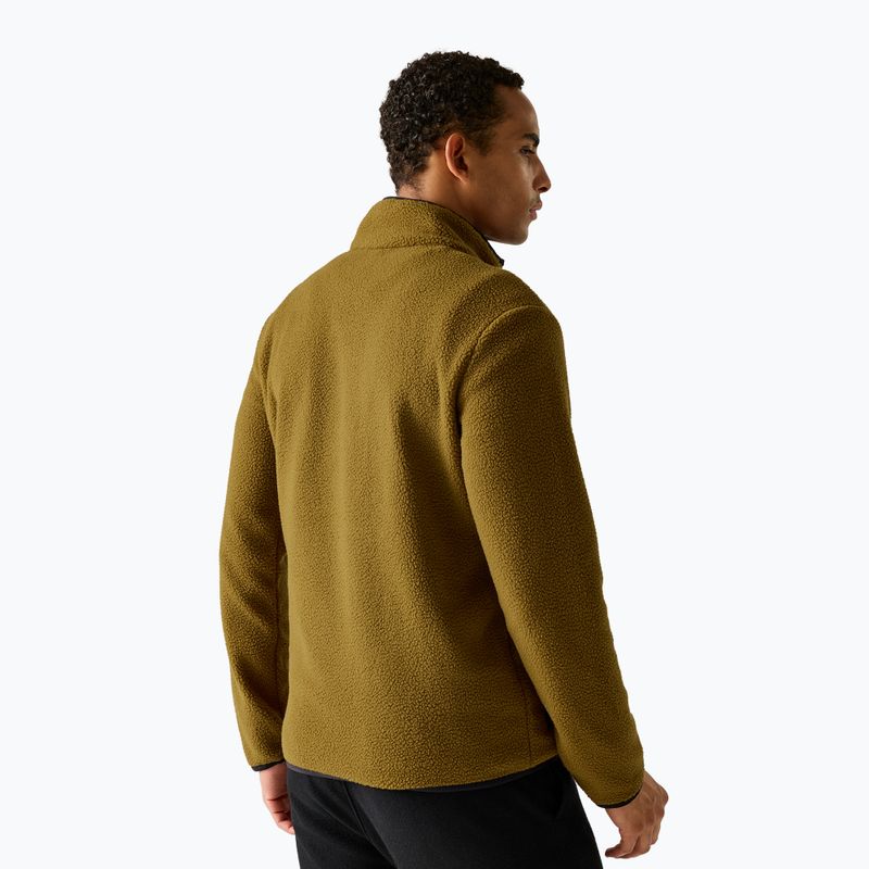 Bluza polarowa męska REGATTA Frankie Borg Half Zip rich tan/black 5