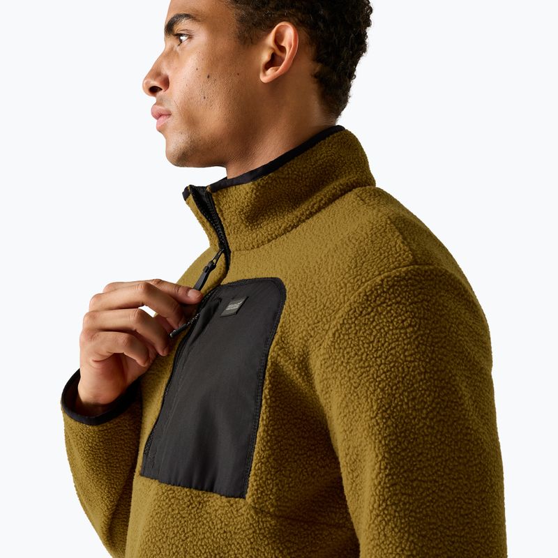 Bluza polarowa męska REGATTA Frankie Borg Half Zip rich tan/black 6