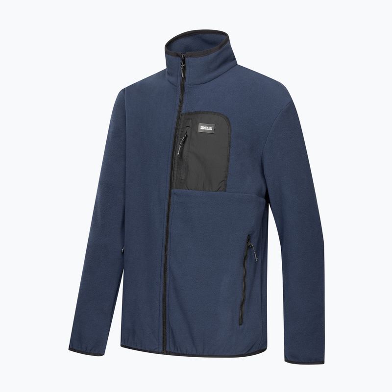 Bluza polarowa męska REGATTA Frankie Full Zip Fleece navy/black 9