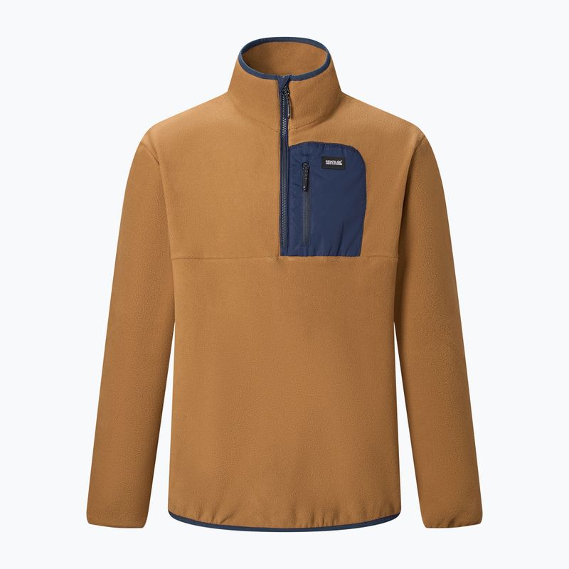 Bluza polarowa męska REGATTA Frankie Half Zip rich tan/navy 7