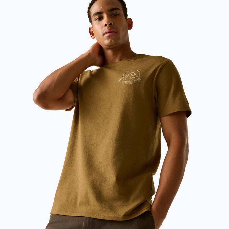 Koszulka męska Regatta ClineIX rich tan original outdoor 4