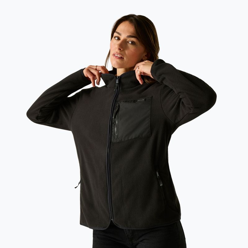 Bluza polarowa damska REGATTA Frankie Full Zip black 5