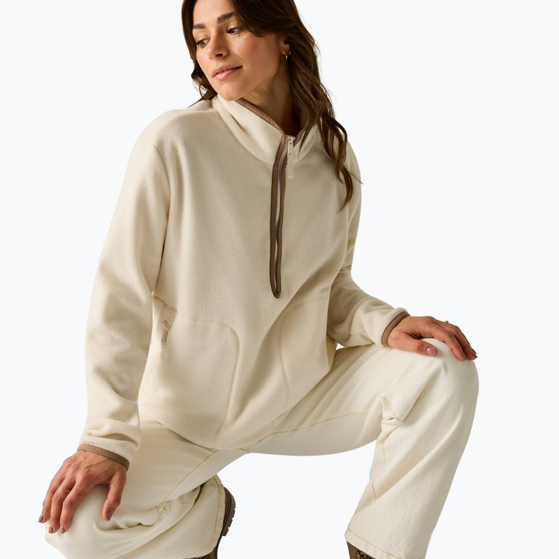 Bluza polarowa damska Regatta Frankie Half Zip light vanilla/mocha 6