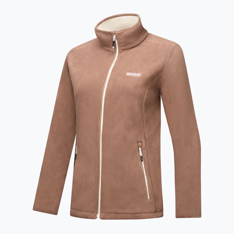 Bluza polarowa damska Regatta Floreo IV mocha/light vanilla 9