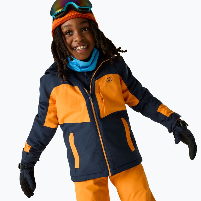 Kurtka narciarska dziecięca Dare2B Rip It Jacket navy/electric orange 4