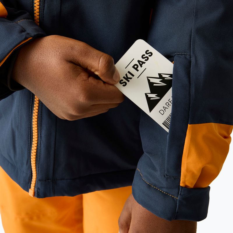Kurtka narciarska dziecięca Dare2B Rip It Jacket navy/electric orange 8