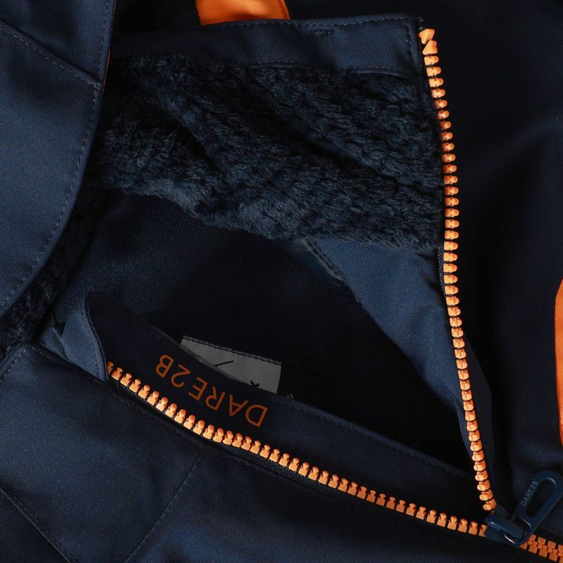 Kurtka narciarska dziecięca Dare2B Rip It Jacket navy/electric orange 12