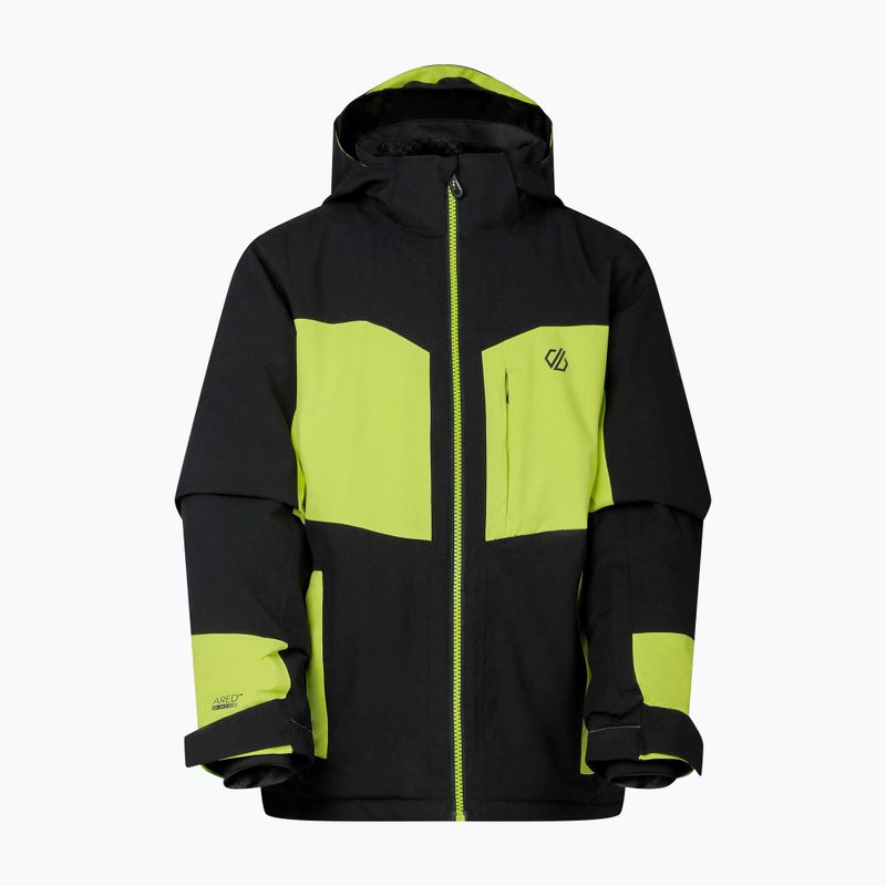Kurtka narciarska dziecięca Dare 2b Rip It Jacket black/wild lime 10