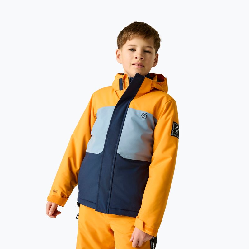 Kurtka narciarska dziecięca Dare 2b Send It II Jacket electric orange/navy