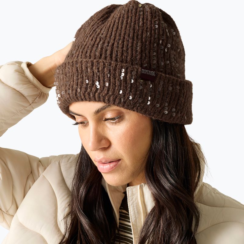 Czapka zimowa damska REGATTA Lorelai Hat mocha 5
