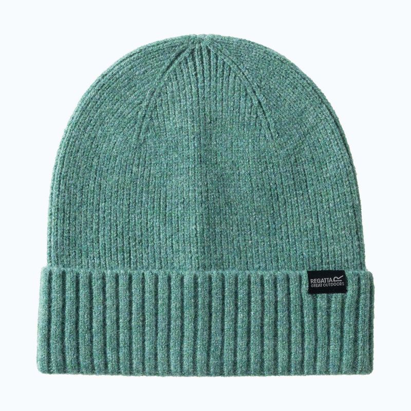 Czapka zimowa damska REGATTA Ribbed Basic dark forest green