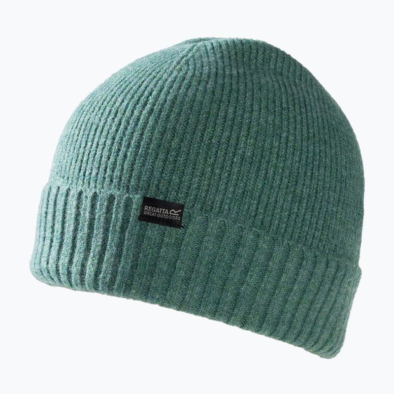 Czapka zimowa damska REGATTA Ribbed Basic dark forest green 2