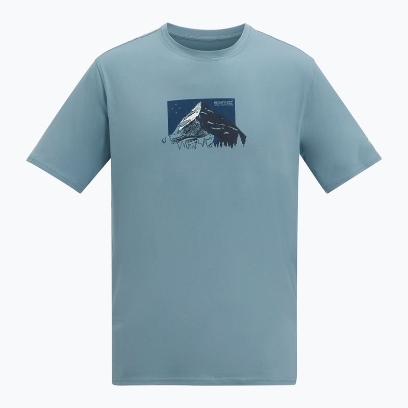 Koszulka trekkingowa męska REGATTA Fingal Stretch dusky blue 6