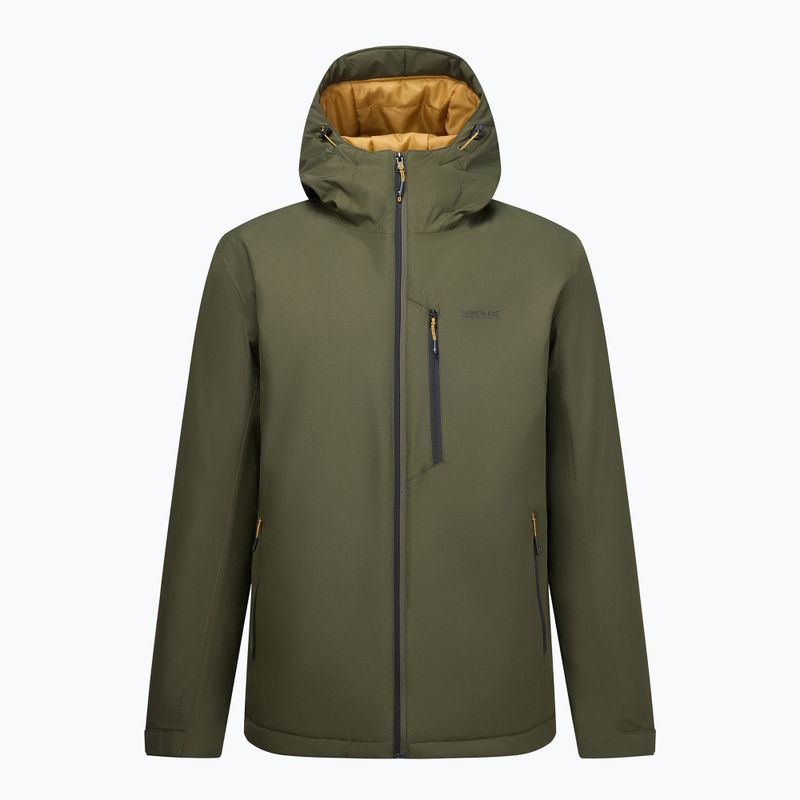 Kurtka przeciwdeszczowa męska REGATTA Allston dark khaki/wood brown 10