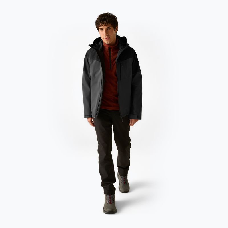 Kurtka 3w1 męska Regatta Wentwood 3in1 ash/black 2